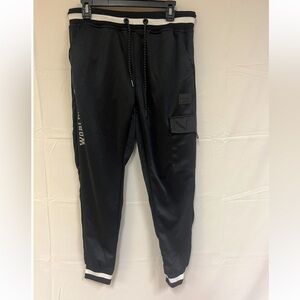 NEW Mens Brooklyn Laundry Black joggers size: M